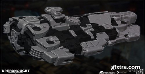 Heavy Assault Corvette 3D Model