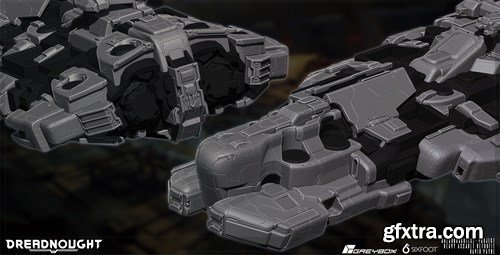 Heavy Assault Corvette 3D Model