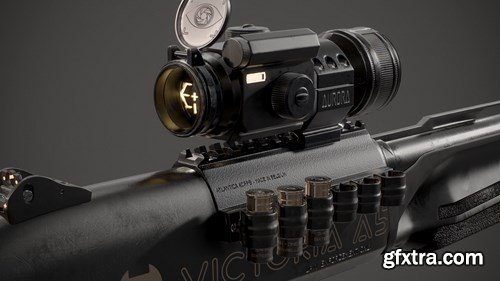 Tactical Shotgun Longinus Victoria A5 3D Model