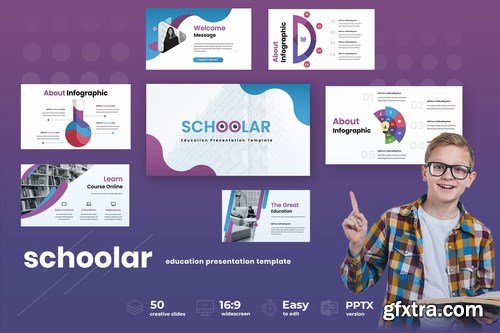 Schoolar Education - Powerpoint Google Slides and Keynote Templates