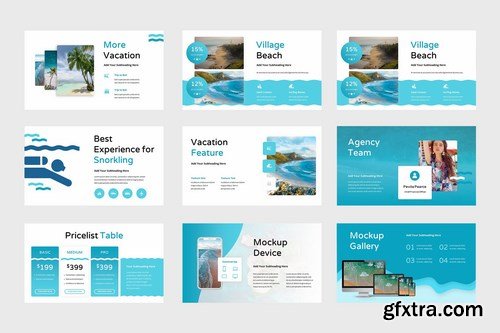 Vacanta Vacation - Powerpoint Google Slides and Keynote Templates