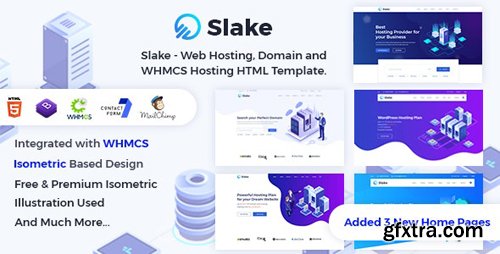 ThemeForest - Slake v2.0 - Web Hosting, Domain and WHMCS Hosting HTML Template - 22981829