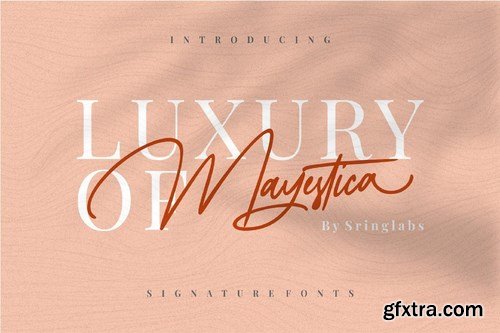 CM - Mayestica - Luxury Signature Font 4040495