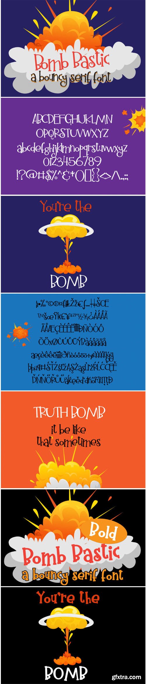 Bomb Bastic Font