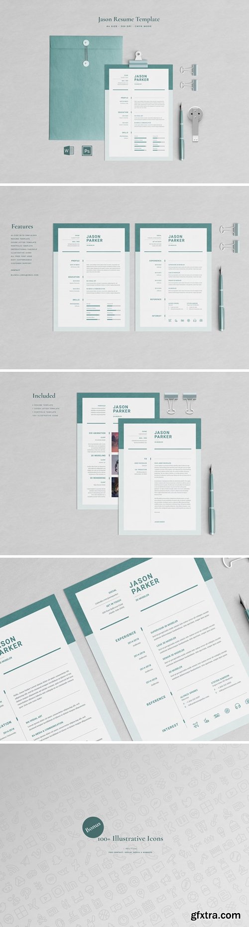 Jason Parker – Resume/CV Template