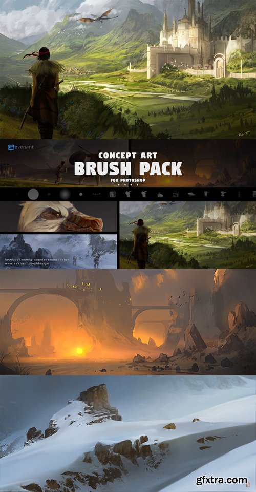 Concept Art - Brush Back for Photoshop