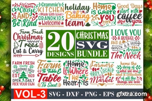 Christmas Svg Bundle Vol-03