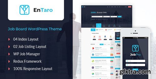 ThemeForest - Entaro v3.6 - Job Portal WordPress Theme - 21189369