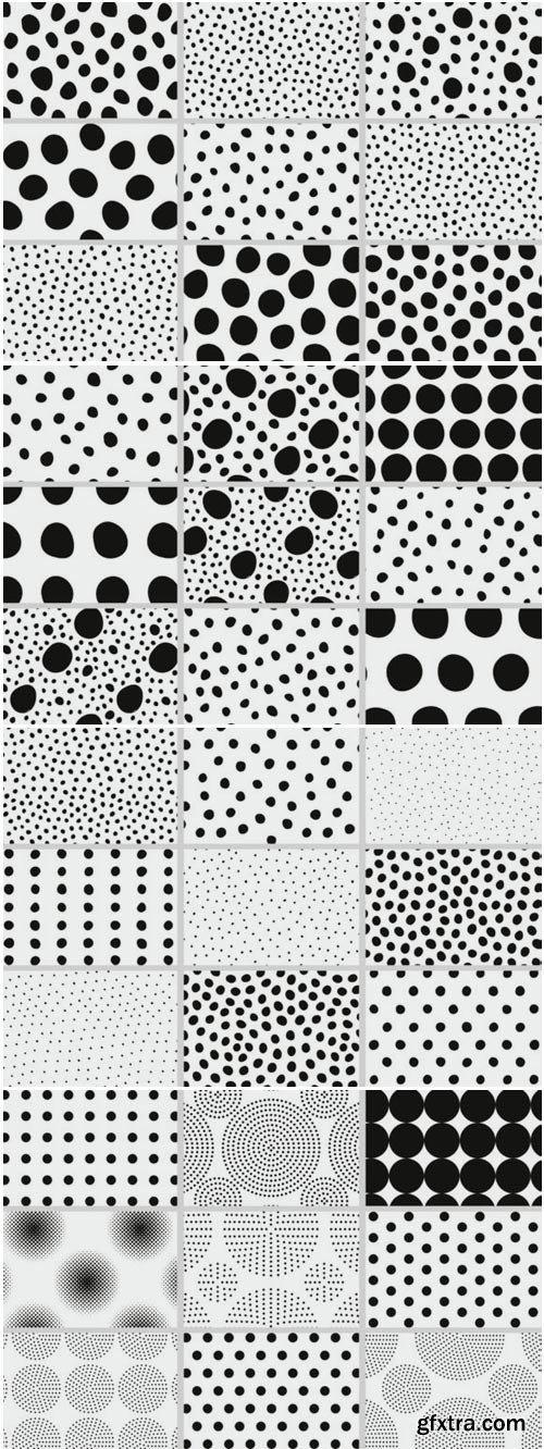 Polka Dots Seamless Patterns 1715076