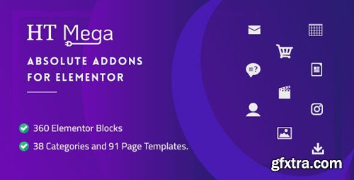 CodeCanyon - HT Mega Pro v1.0.2 - Absolute Addons for Elementor Page Builder - 24288297