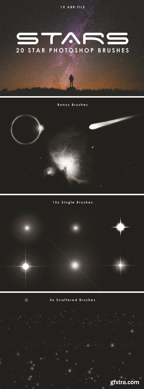 20 Star Photoshop Brushes 1715136