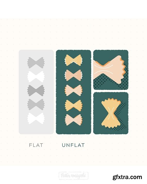 Unflat: Make Vector Textures from Scratch in Illustrator CC