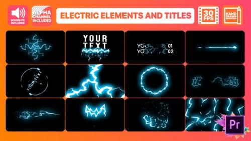 Udemy - Cartoon Electricity And Titles | Premiere Pro MOGRT