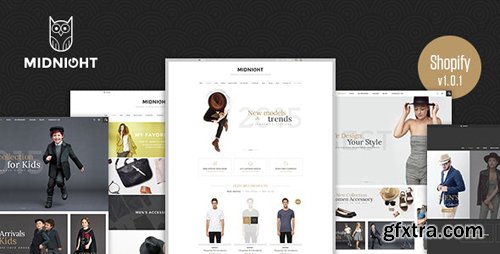 ThemeForest - Midnight v1.0.1 - Responsive Shopify Theme - 16079329