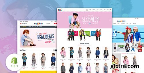 ThemeForest - HappyChild v1.0.1 - Multi Store Responsive Shopify Theme - 19158195