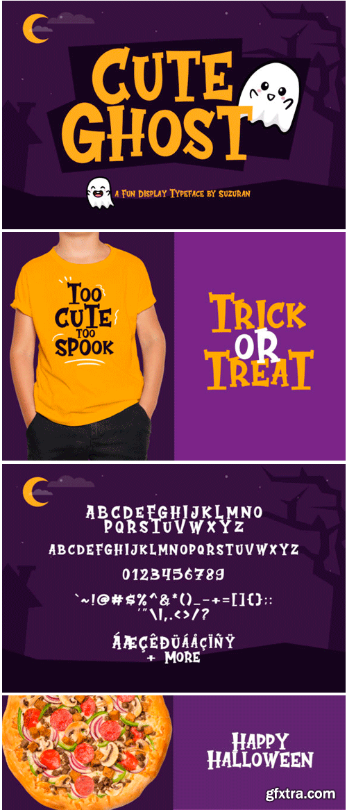 Cute Ghost Font Family