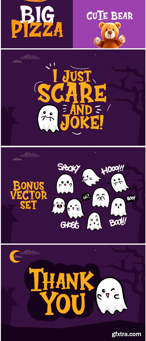 Cute Ghost Font Family