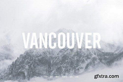 Vancouver - Gothic Typeface + WebFonts