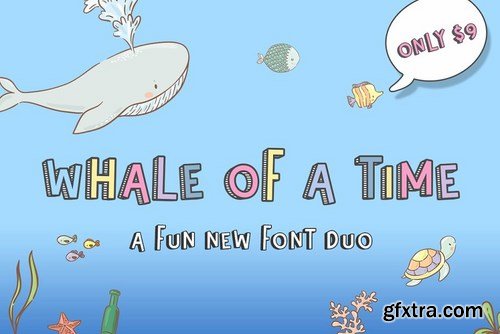 CM - Whale of a Time Font Duo 4045921