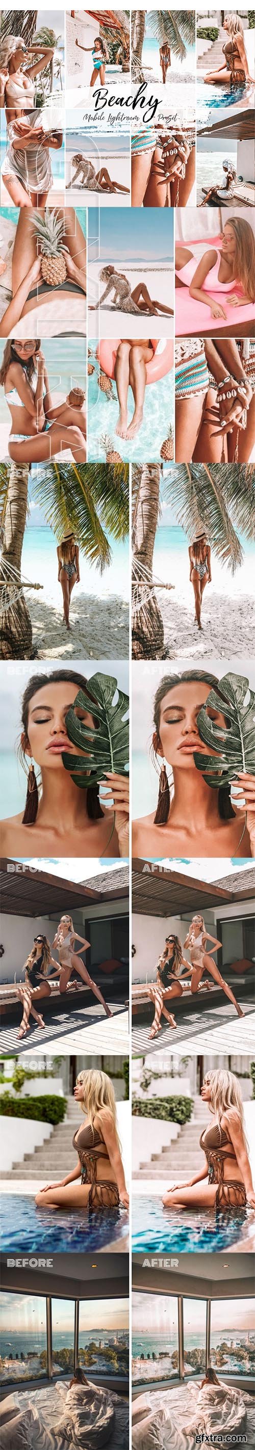 CreativeMarket - Mobile Lightroom Preset BEACHY 4027338