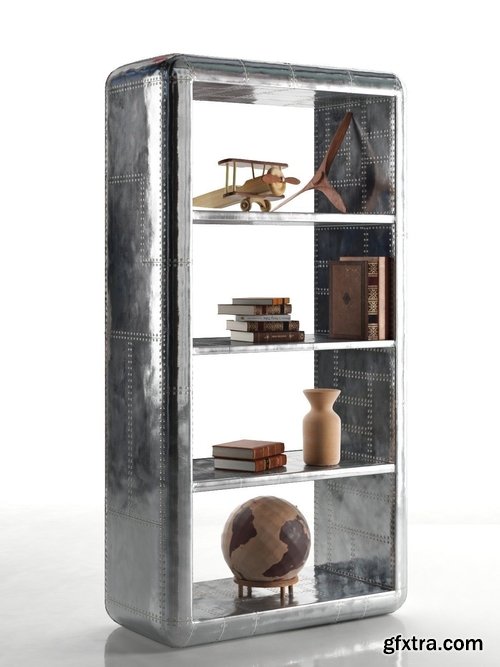 Cgtrader - Aviator Blackhawk Bookcase 3D model