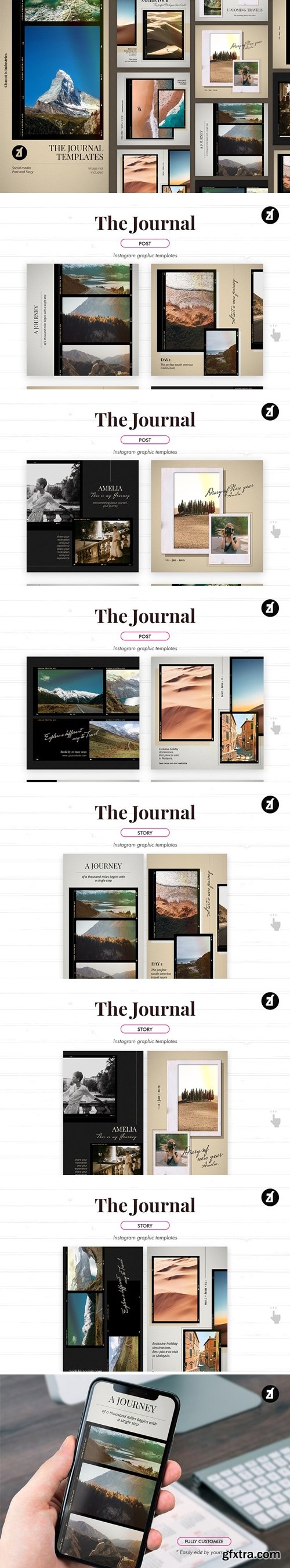 CM - Journal social media templates 3975451