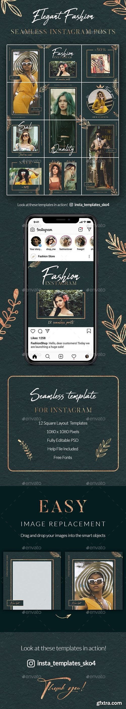 GraphicRiver - Elegant Fashion – Instagram Puzzle 24391026