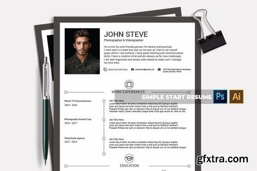 Simple Start CV & Resume