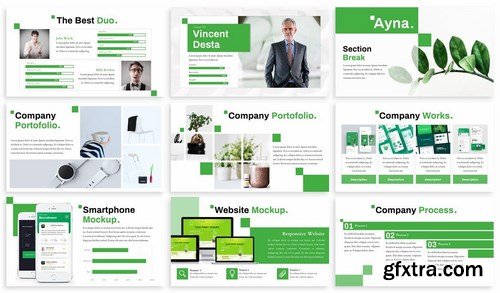 Ayna - Creative Powerpoint and Google Slides Templates