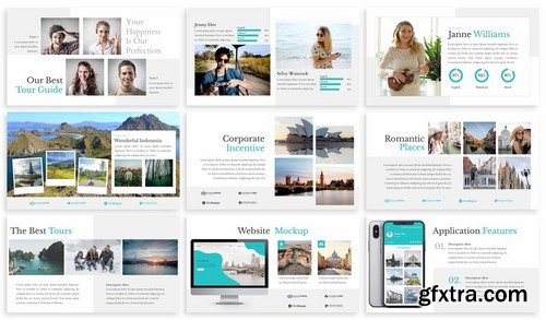 Travelious - Travel Google Slides Template