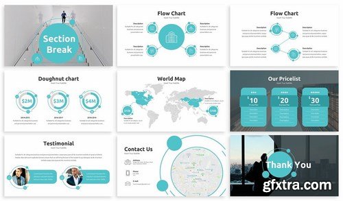 Omega - Networking Powerpoint and Google Slides Templates