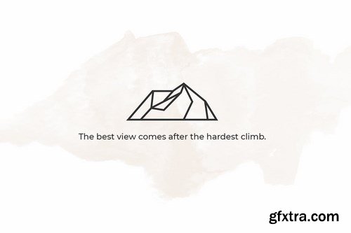 16 Simple Line Mountain