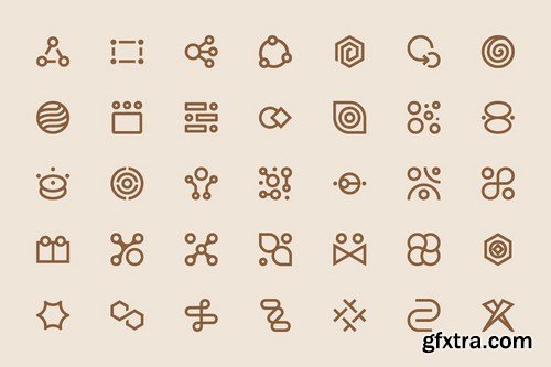 Abstract icons