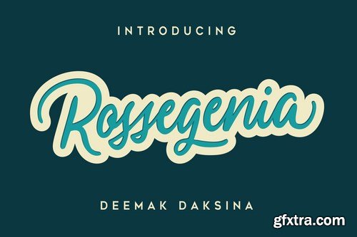 Rossegenia - Cursive Script Font