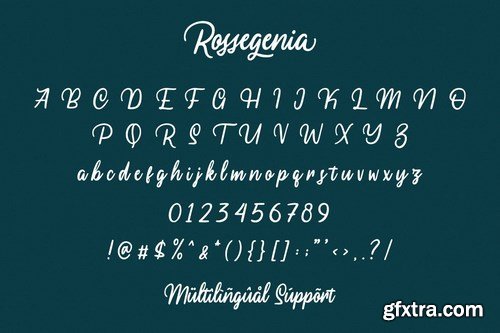 Rossegenia - Cursive Script Font