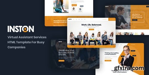 ThemeForest - Inston v1.0 - Virtual Assistant Services HTML Template - 24391457