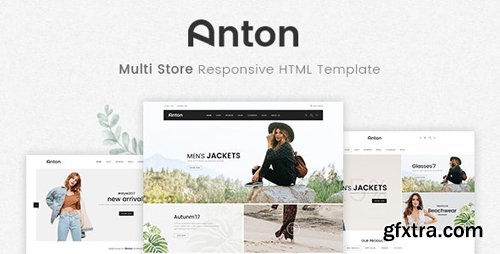 ThemeForest - Anton v1.0.0 - Multi Store Responsive HTML Template - 21245980