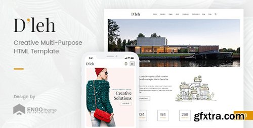 ThemeForest - D'leh v1.0 - Creative Multi-Purpose HTML Template - 21322275