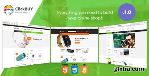 ThemeForest - ClickBuy v1.0.0 - Multi Store Responsive HTML Template - 20480682