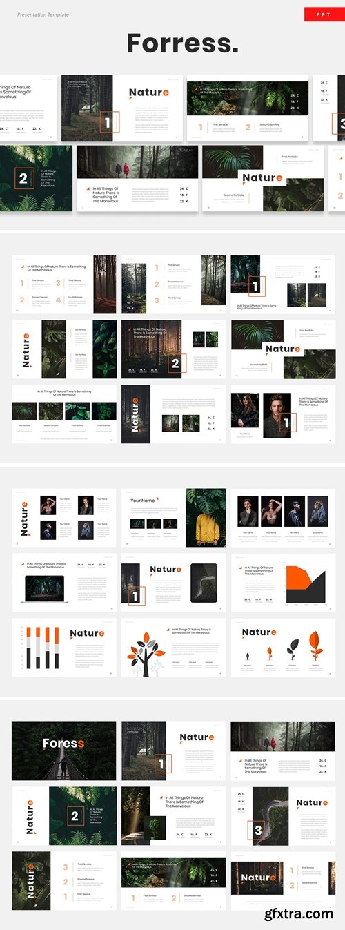 Foress - Nature Powerpoint, Keynote and Google Slides Templates