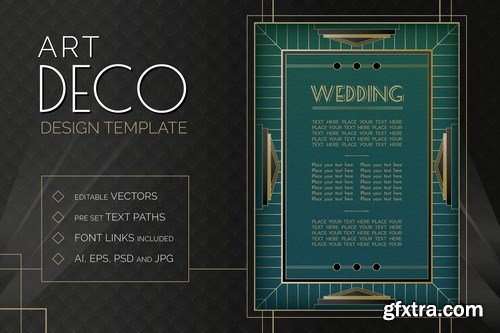 Art Deco Design Templates Bundle