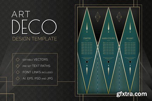 Art Deco Design Templates Bundle