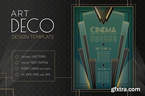 Art Deco Design Templates Bundle