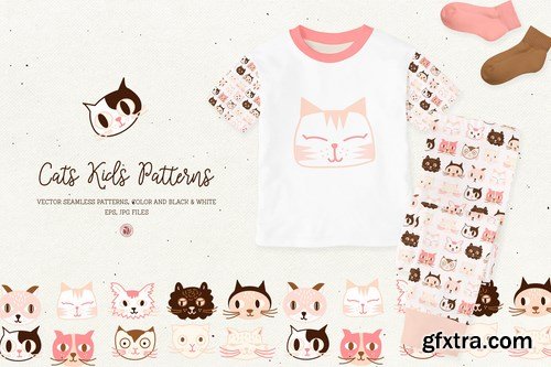 Cats Kids Patterns