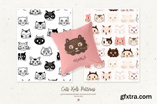 Cats Kids Patterns