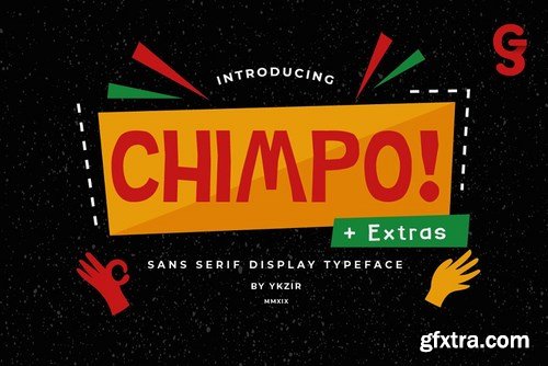 CM - Chimpo Typeface + BONUS 4044963