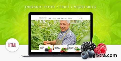 ThemeForest - Fresh Food v1.0.0 - Organic Food/Fruit/Vegetables eCommerce HTML Template - 19643160