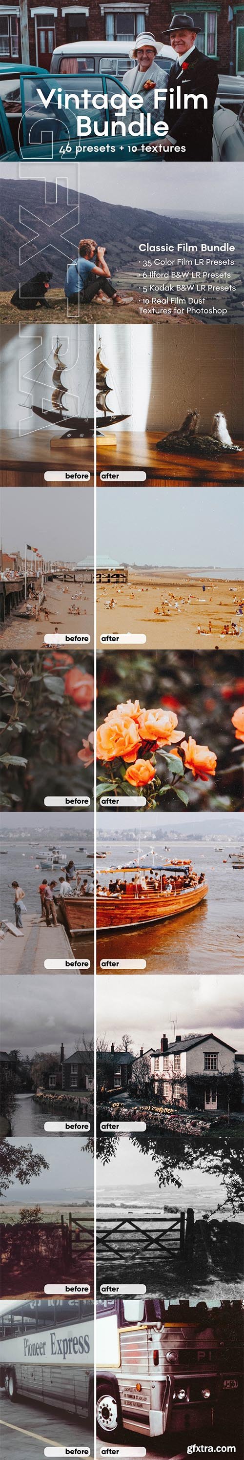 CreativeMarket - Vintage Film — LR Presets & Textures 4017708