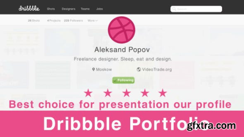 VideoHive Dribbble Portfolio 8608368