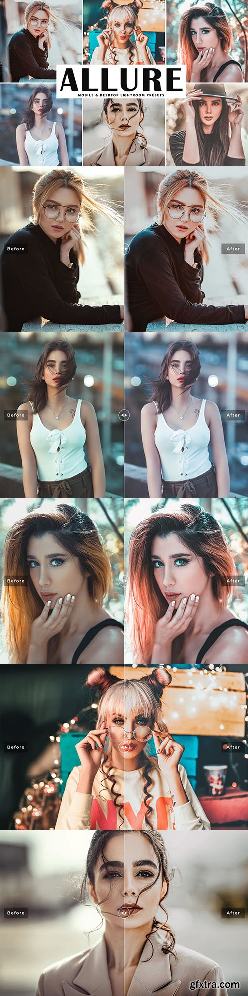 Allure Mobile & Desktop Lightroom Presets